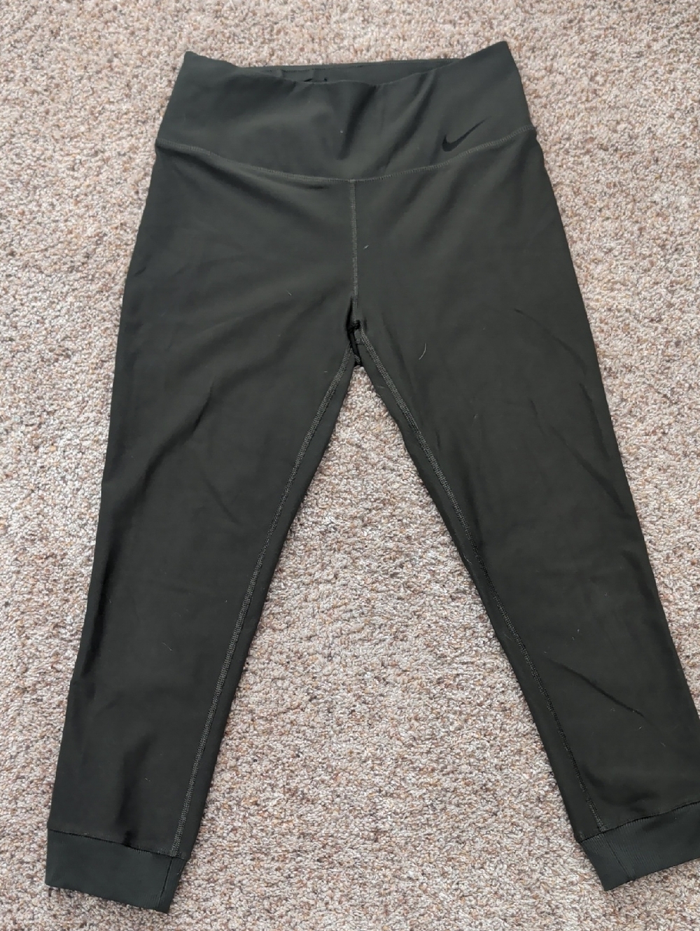 Nike Olive green crop Womens  Workout Leggings